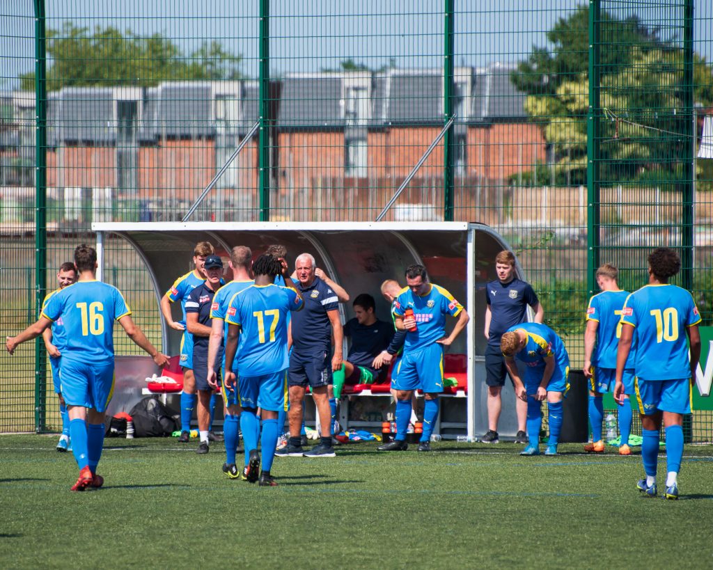 Bootle FC during pre-season