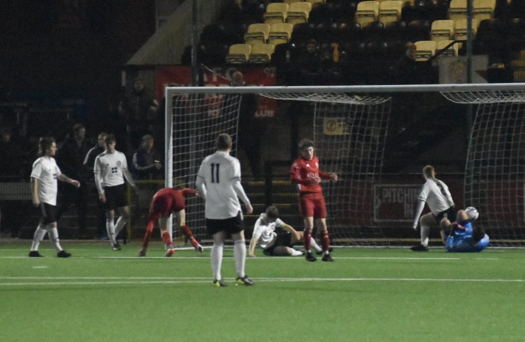 Lower Breck during their Liverpool Senior Cup defeat to AFC Liverpool