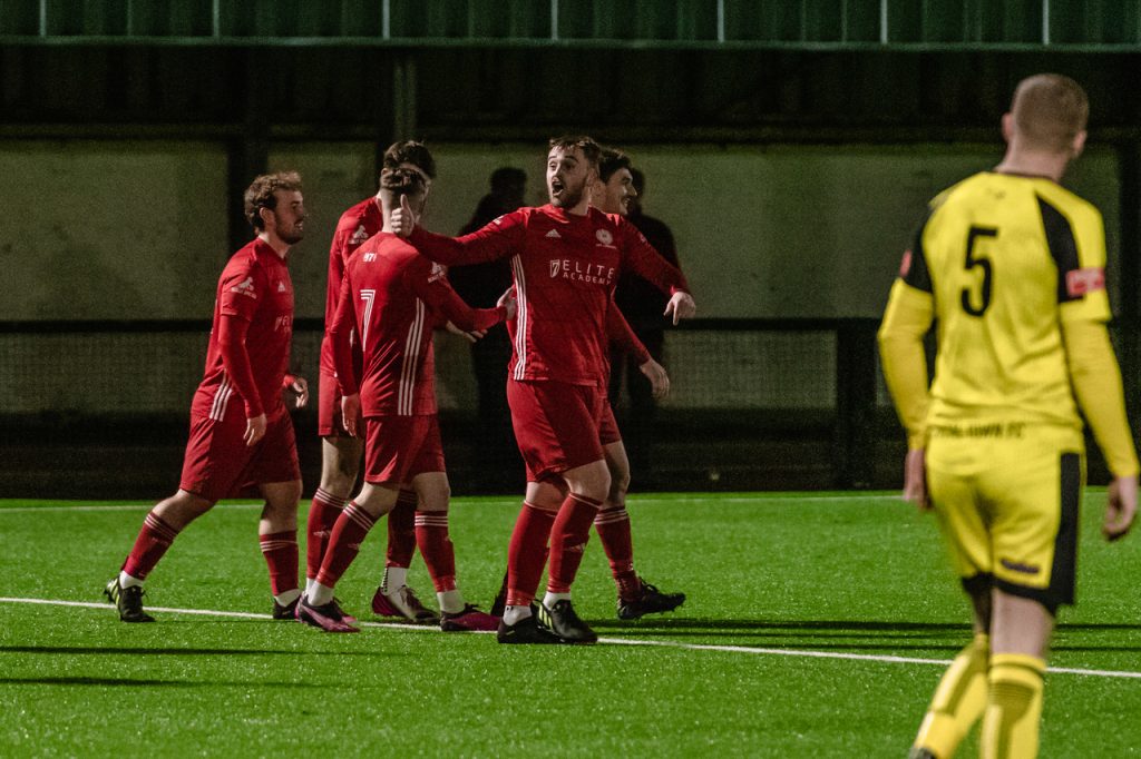 AFC Liverpool celebrate against Kendal Town