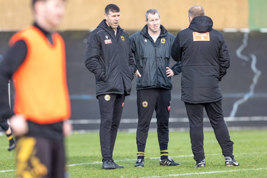 Ste Daley and the Prescot Cables management team