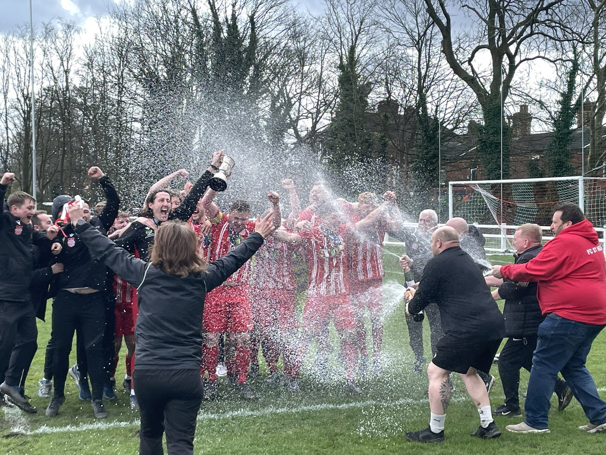 FC St Helens celebrate title win